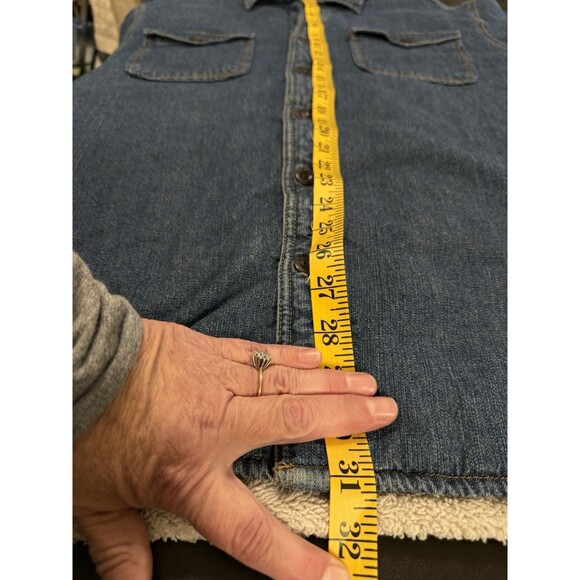 Levi's Sherpa Trucker Men's Shirt Jacket- Size Large - Picture 13 of 16